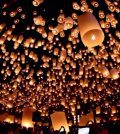 El Festival de la Luz Yee Peng en Chiang Mai Tailandia