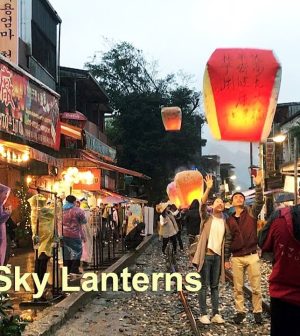 El Festival de los Faroles Voladores en Pingxi Taiwán
