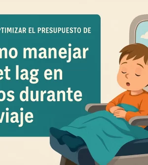 cómo optimizar el presupuesto de Cómo manejar el jet lag en niños durante un viaje