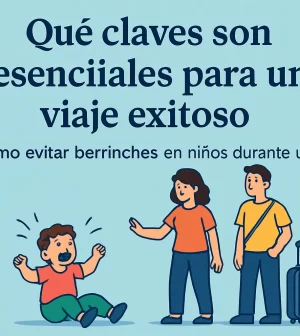 qué claves son esenciales para un viaje exitoso con Cómo evitar berrinches en niños durante un viaje