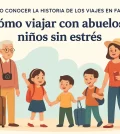 cómo conocer la historia de los viajes en familia Cómo viajar con abuelos y niños sin estrés