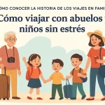 cómo conocer la historia de los viajes en familia Cómo viajar con abuelos y niños sin estrés