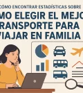cómo encontrar estadísticas sobre Cómo elegir el mejor transporte para viajar en familia