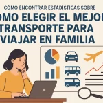 cómo encontrar estadísticas sobre Cómo elegir el mejor transporte para viajar en familia