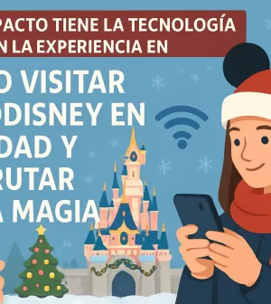 qué impacto tiene la tecnología en la experiencia en Cómo visitar Eurodisney en Navidad y disfrutar de la magia