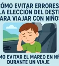 cómo evitar errores en la elección del destino para viajar con Cómo evitar el mareo en los niños durante un viaje