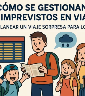 cómo se gestionan los imprevistos en viajes con Cómo planear un viaje sorpresa para los niños
