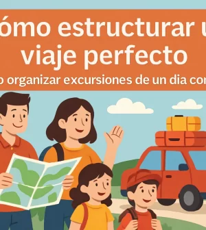 cómo estructurar un viaje perfecto con Cómo organizar excursiones de un día con niños