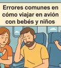 errores comunes en Cómo viajar en avión con bebés y niños