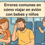 errores comunes en Cómo viajar en avión con bebés y niños