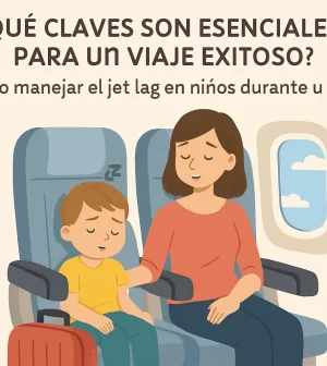qué claves son esenciales para un viaje exitoso Cómo manejar el jet lag en niños durante un viaje
