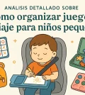 análisis detallado sobre Cómo organizar juegos de viaje para niños pequeños