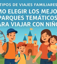 tipos de viajes familiares Cómo elegir los mejores parques temáticos para viajar con niños