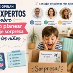 qué opinan los expertos sobre Cómo planear un viaje sorpresa para los niños