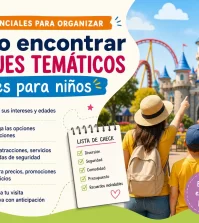 pasos esenciales para organizar Cómo encontrar parques temáticos ideales para niños