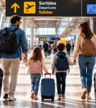 Viajar en avión con niños cómo empezar las vacaciones sin que el aeropuerto se convierta en una odisea | Upitravel Viajar en avión con niños: cómo empezar las vacaciones sin que el aeropuerto se convierta en una odisea
